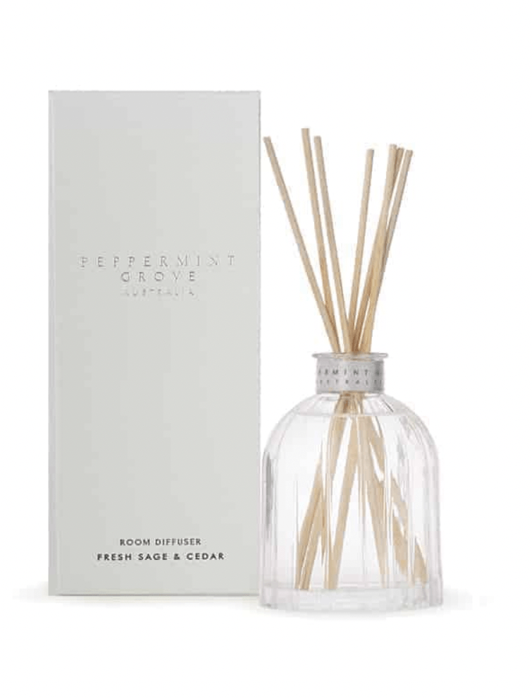 Peppermint Grove Diffuser 100ml – Fresh Sage & Cedar