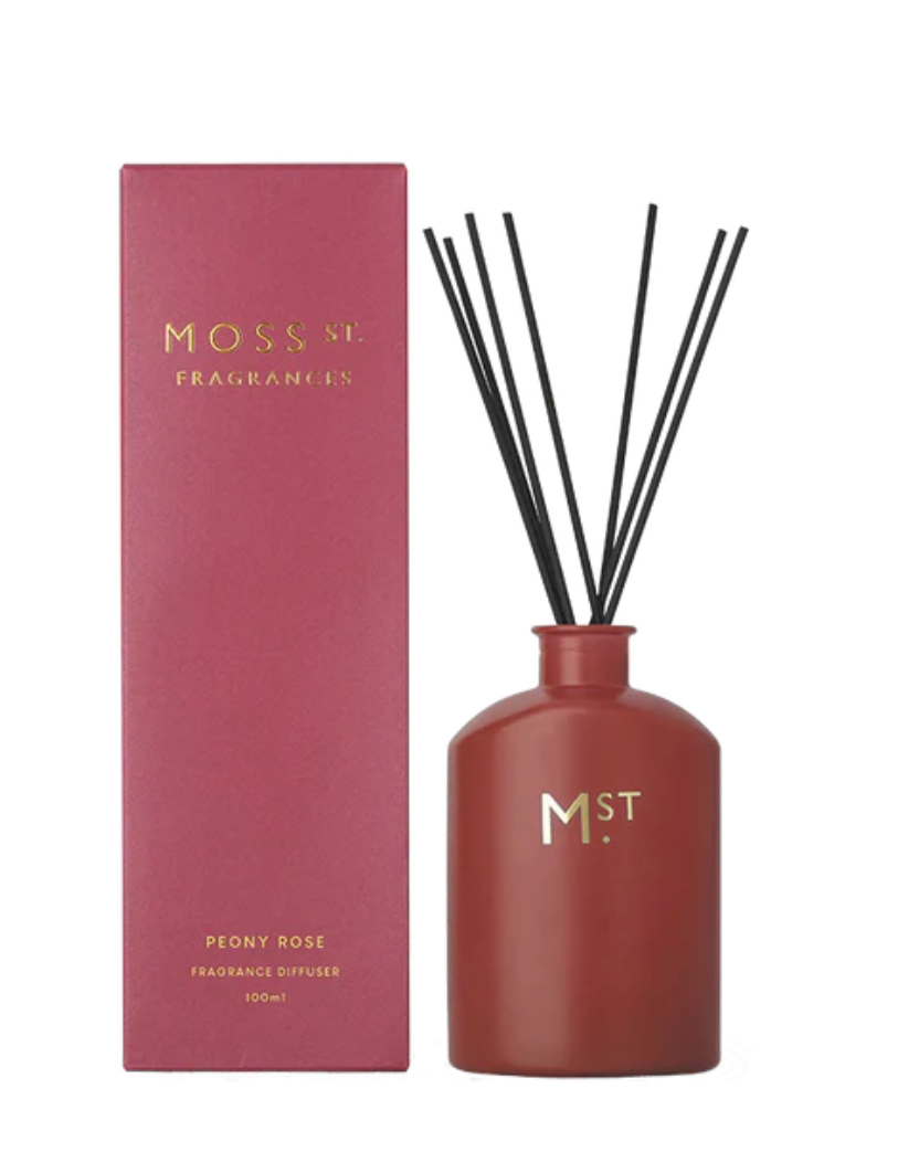 Moss Street Peony Rose Fragrance Diffuser 100ml