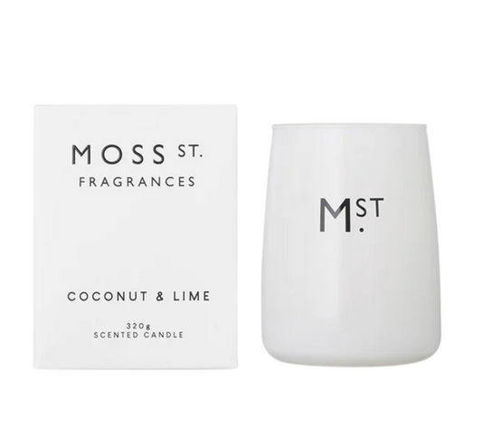 Moss Street  Coconut & Lime Soy Candle 320g