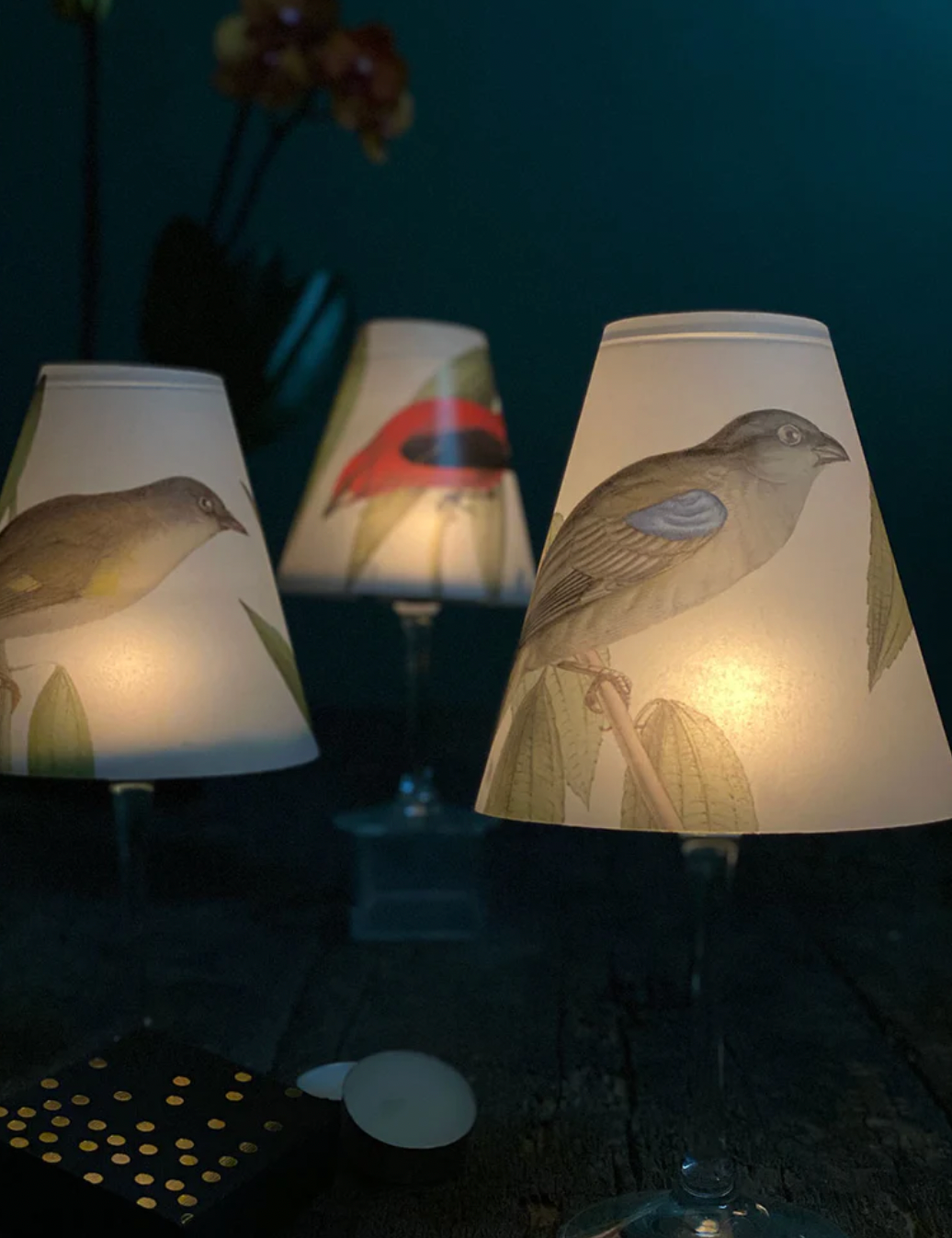 Indigo De Papel Lamp Shade · Colour Birds
