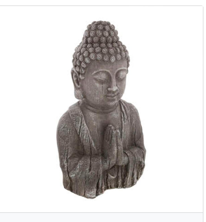 Wooden Effect Buddha