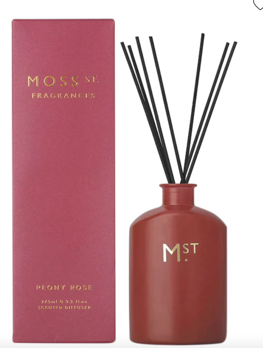 Moss Street Peony Rose Fragrance Diffuser 275ml