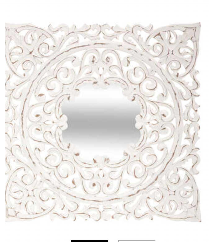 Sculpted Mirror Flower