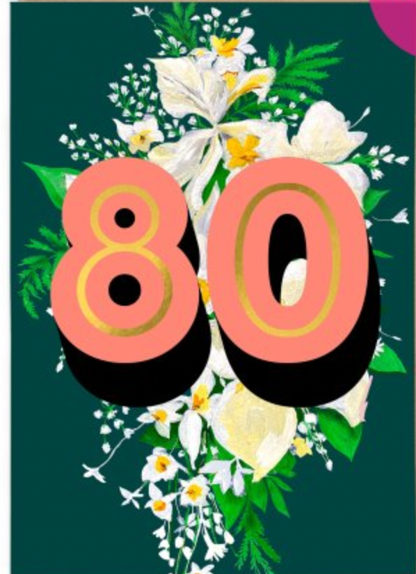 Eighty Age Card