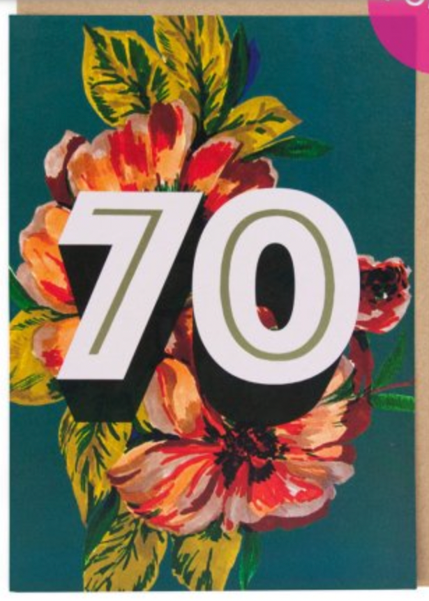Seventy Age Card