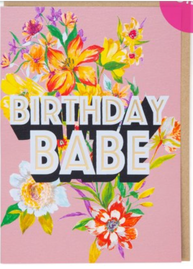 Birthday Babe Birthday Card