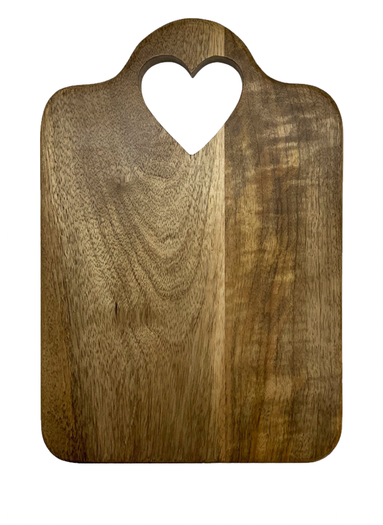 Wooden Heart Chopping Board