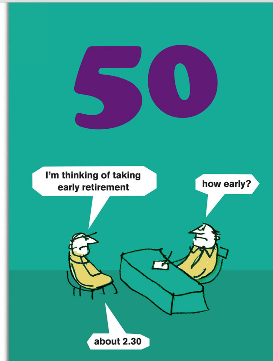 Funny 50TH Birthday Card