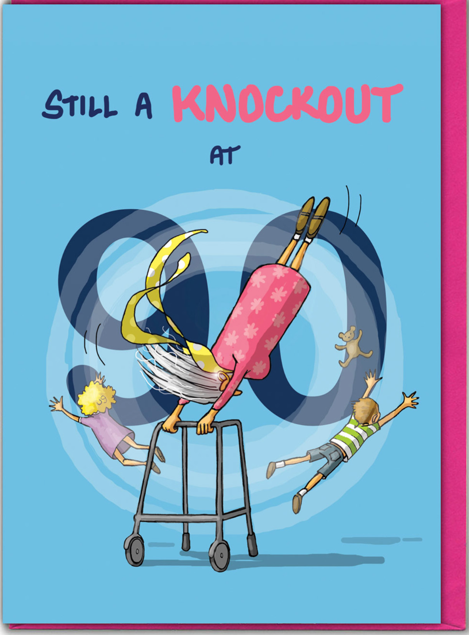 Funny 90th Birthday Card