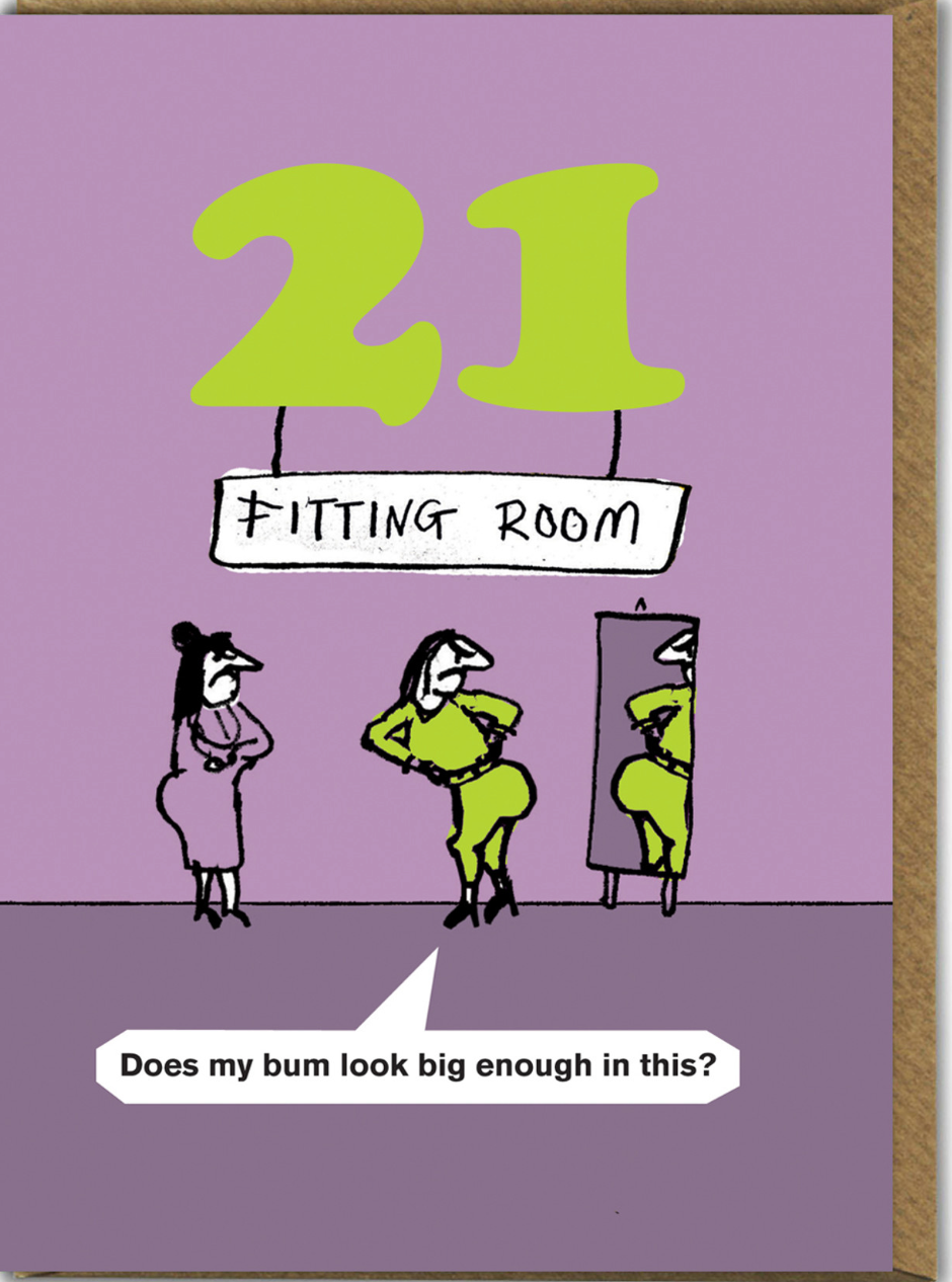Funny 21st Birthday Card