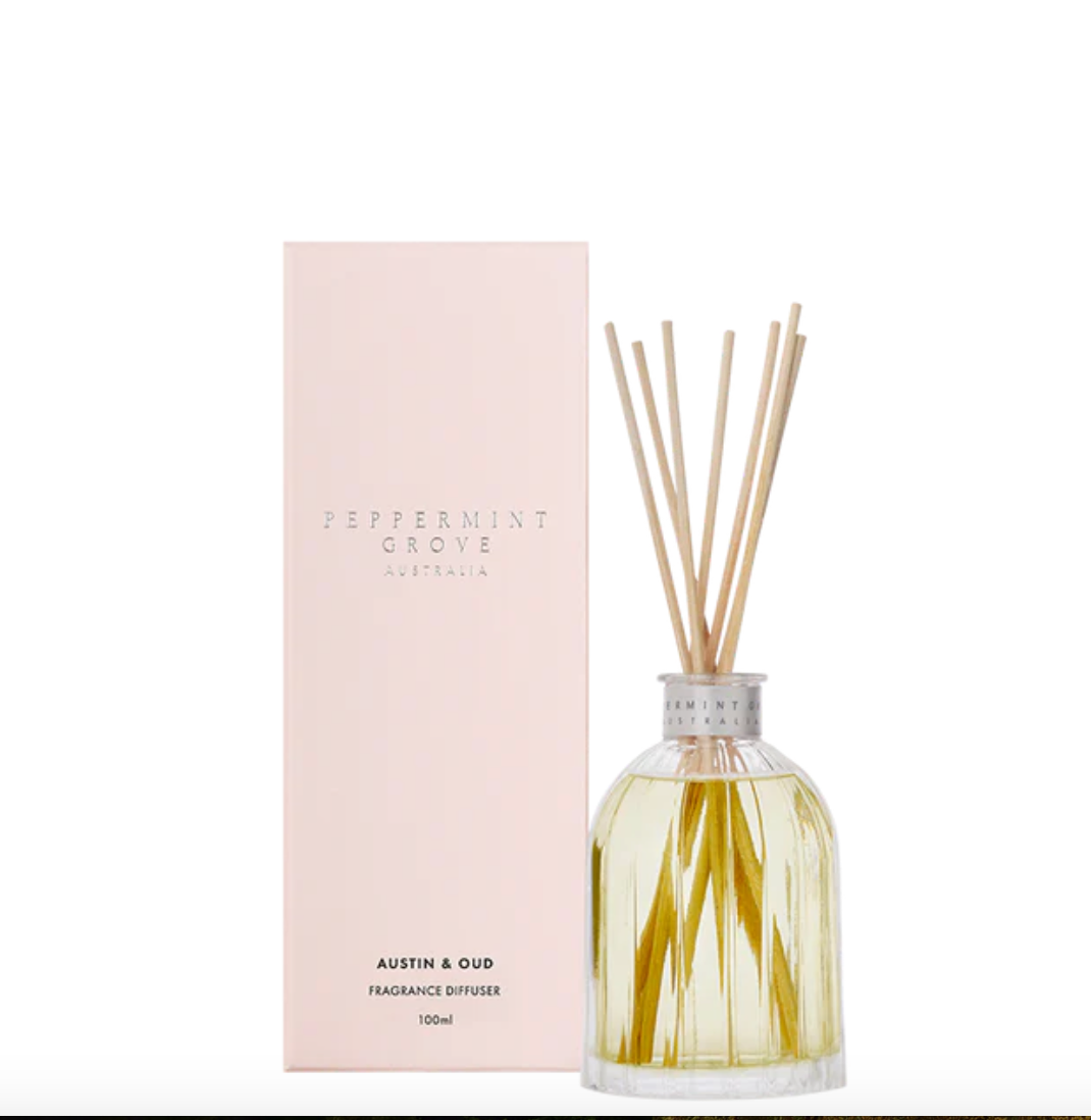 Peppermint Grove Austin & Oud Fragrance Diffuser 100ml