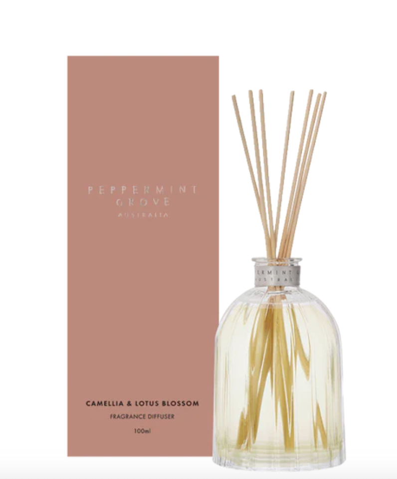 Peppermint Grove Camellia & Lotus Blossom Fragrance Diffuser 100ml
