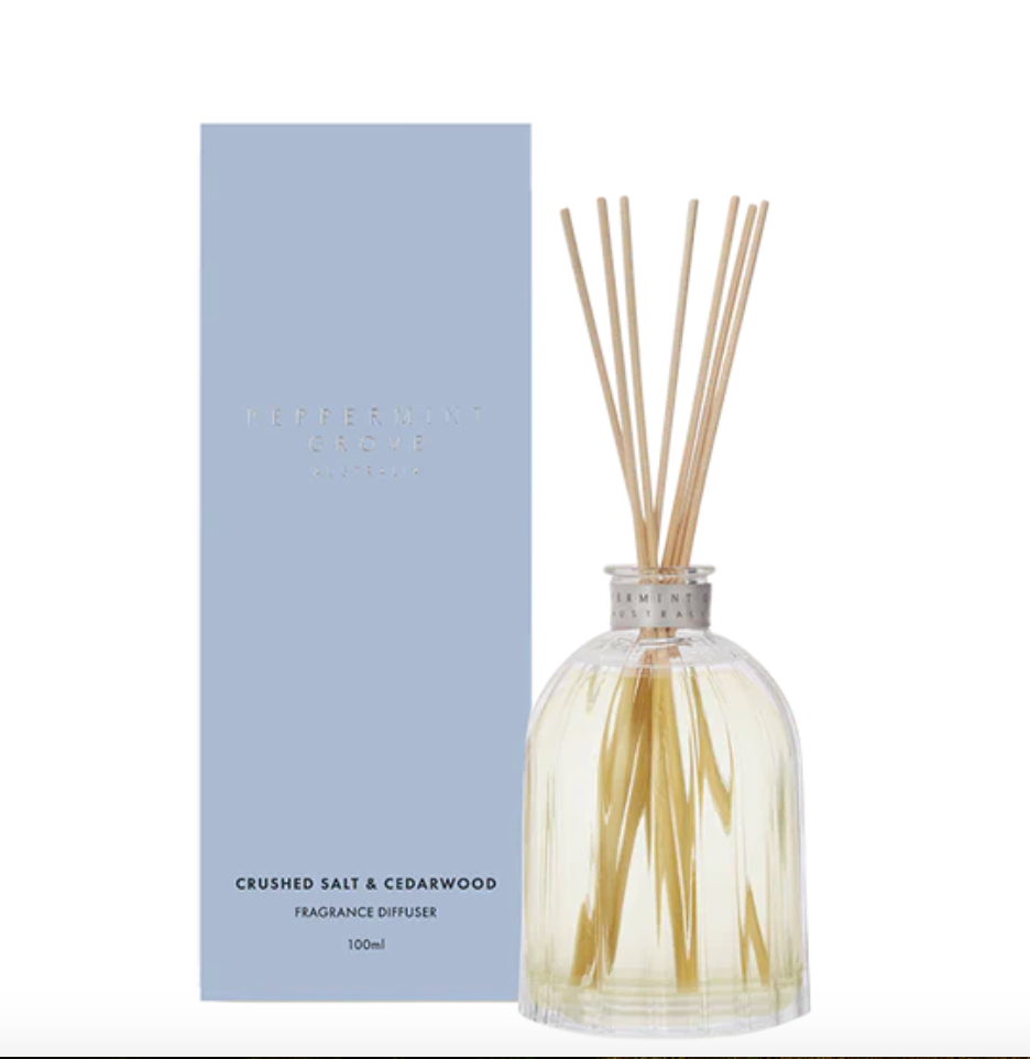 Peppermint Grove Crushed Salt & Cedarwood Fragrance Diffuser 100ml