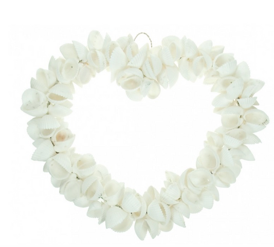 Cockle Shell Heart Wreath