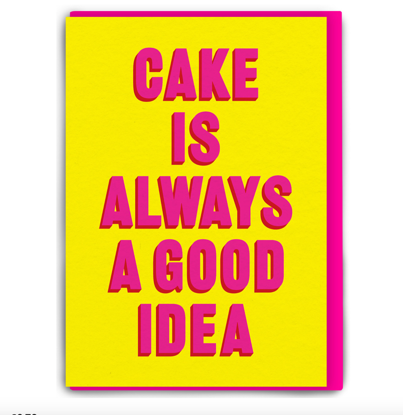Funny Cake Is Always A Good Idea Birthday Card