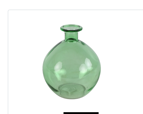 Green Bottle Vase