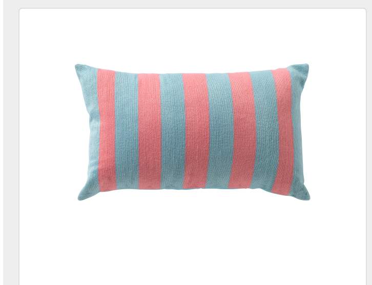 Cerise And Aqua Splash Cushion