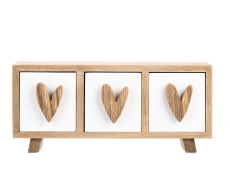 Dinky Drawers with Hearts
