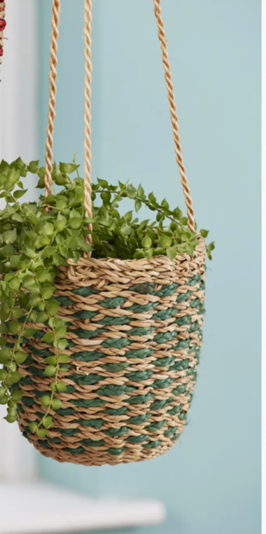 Hogla Hanging Planter Green