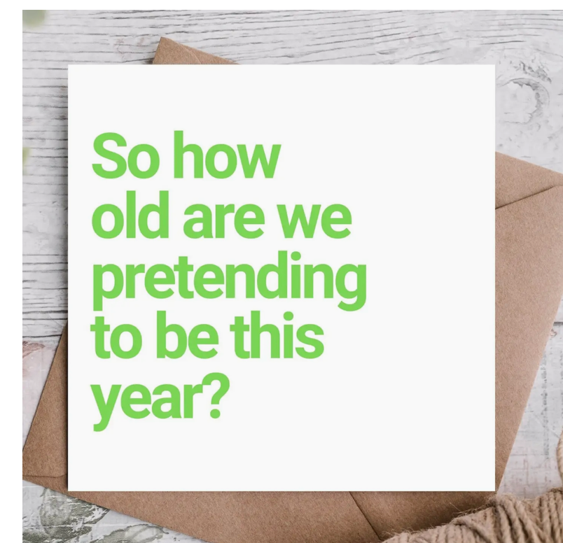 Funny Birthday Card