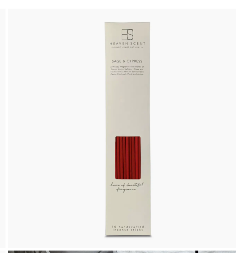 10 Sage & Cypress Incense Sticks