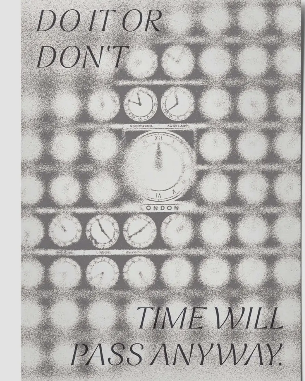Time Will Pass Anyway - A6 Postcard