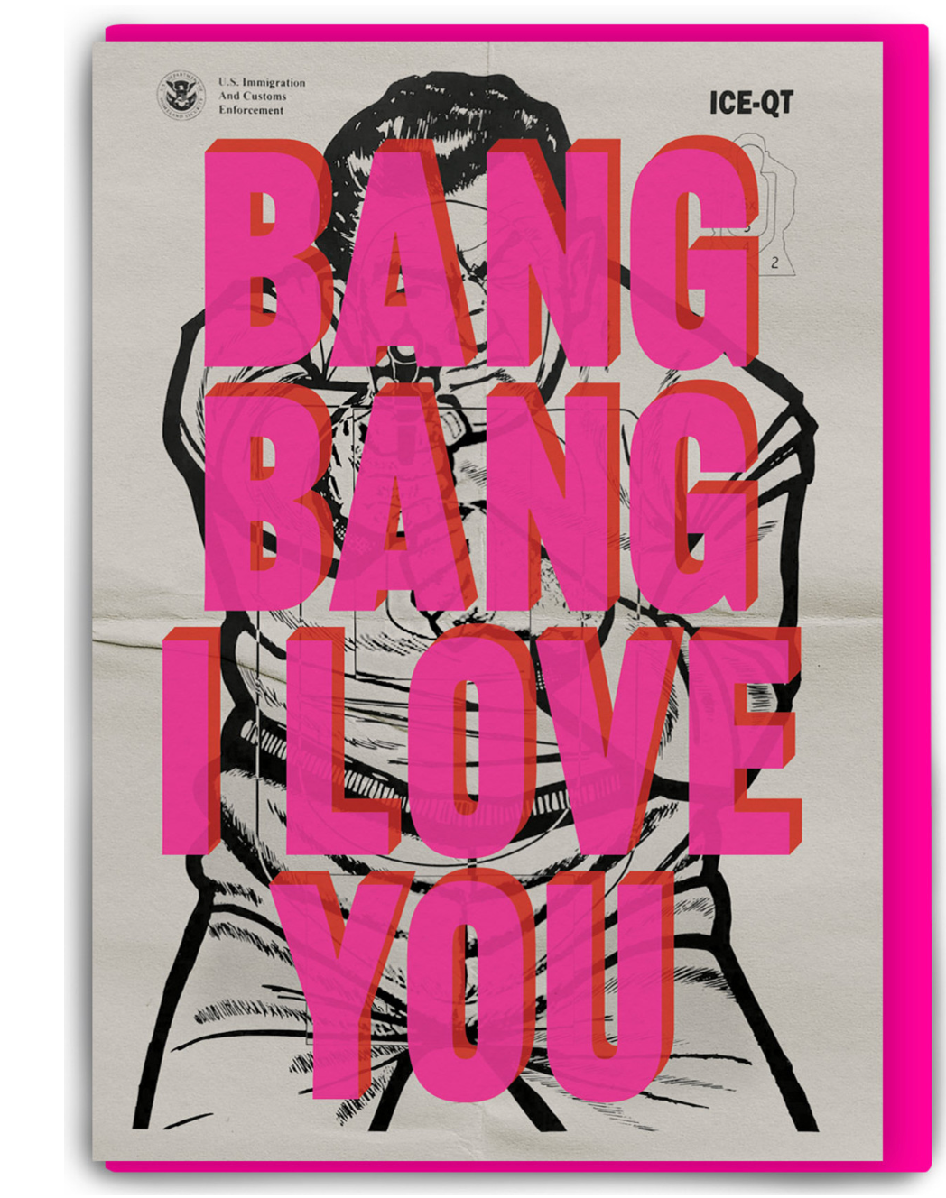 Funny Bang Bang I Love You Greeting Card