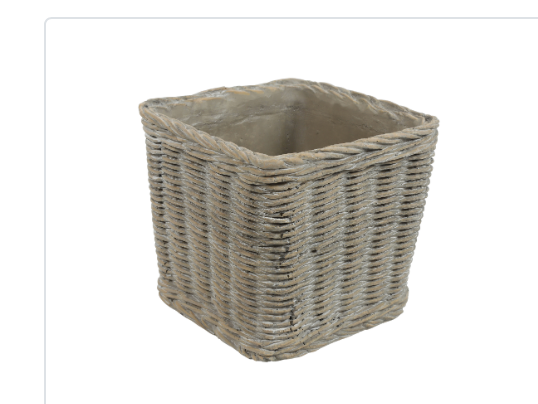 Flowerpot Sq Sala M Brown
