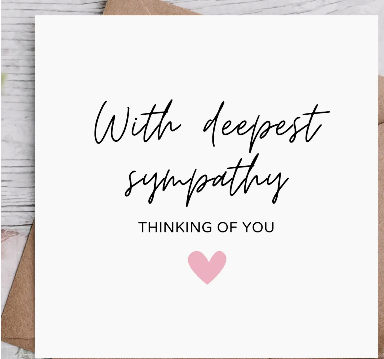 Sympathy Card / Bereavement Card