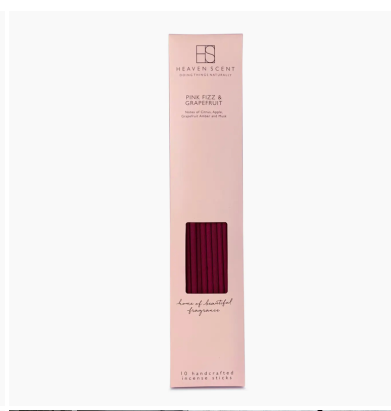 10 Pink Fizz & Grapefruit Incense Sticks