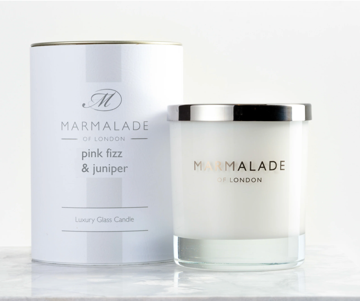 Pink Fizz & Juniper Large Glass Candle