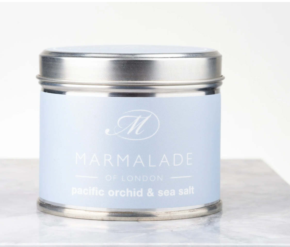 Pacific Orchid & Sea Salt Medium Tin Candle