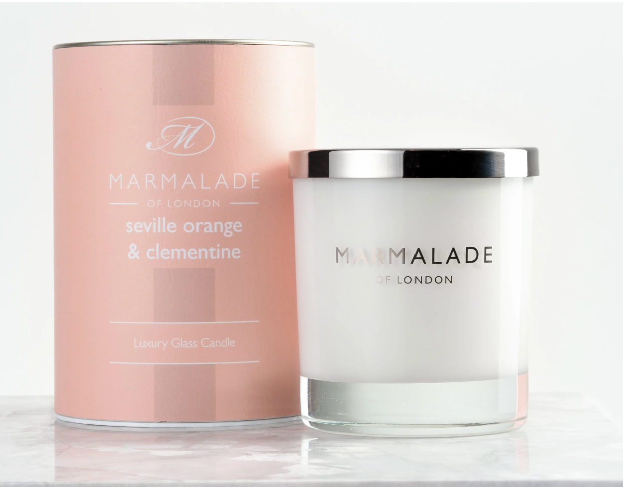 Seville Orange & Clementine Large Glass Candle