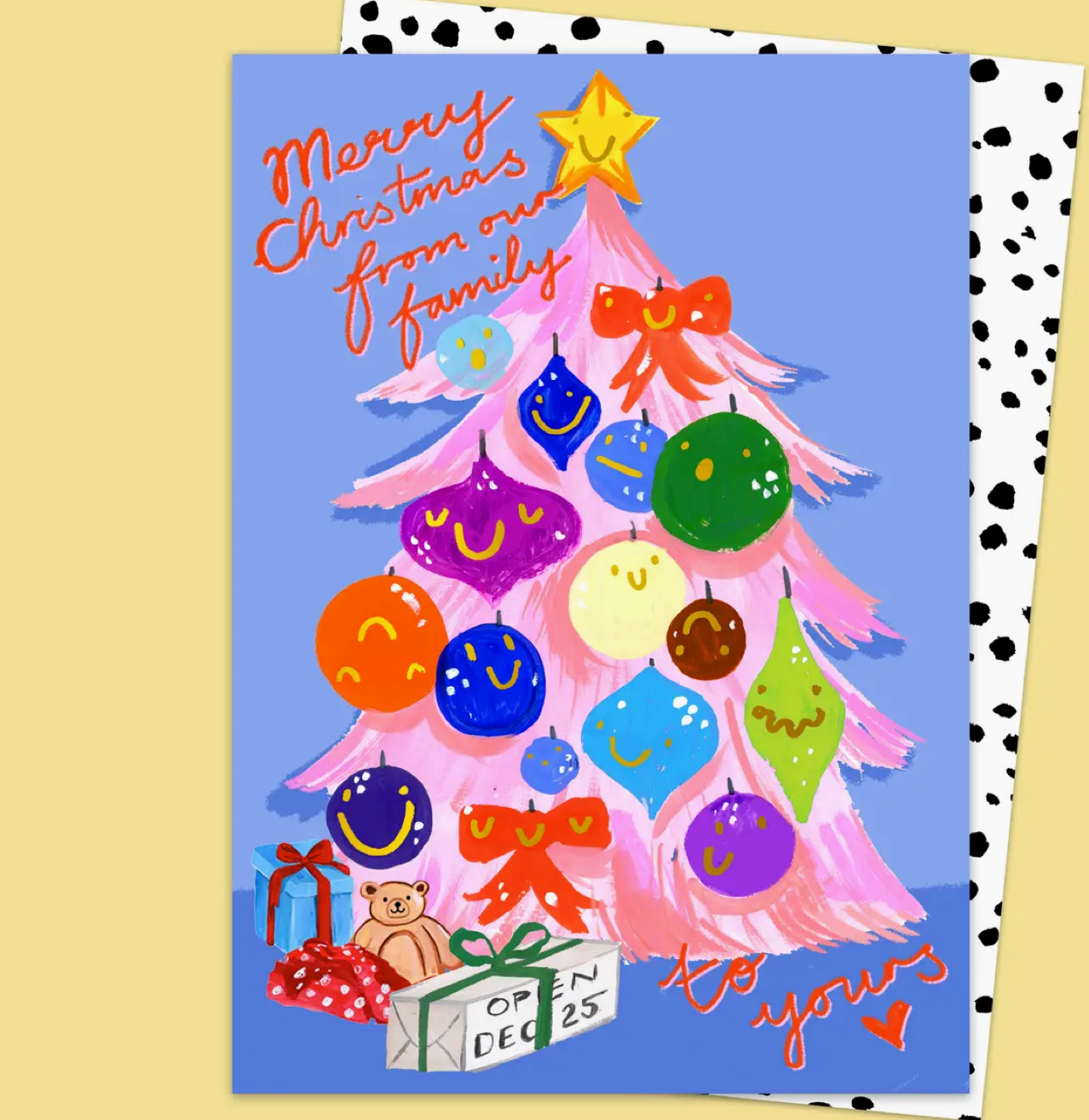 Merry Christmas from Our Family Card