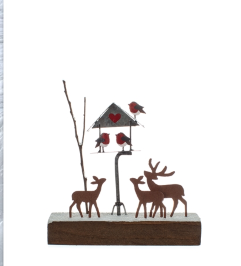 Deer Around Bird Table