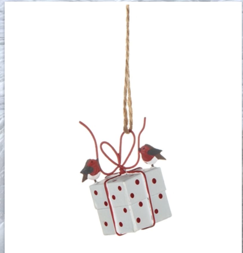 Robins Tying Parcel (White)