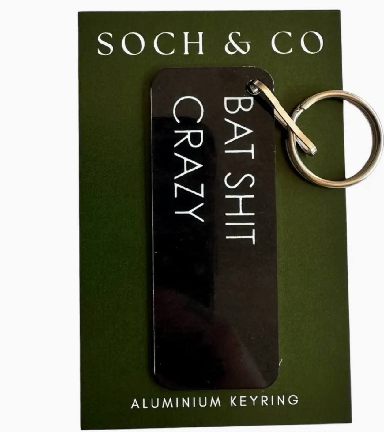 Bat Shit Crazy Keyring