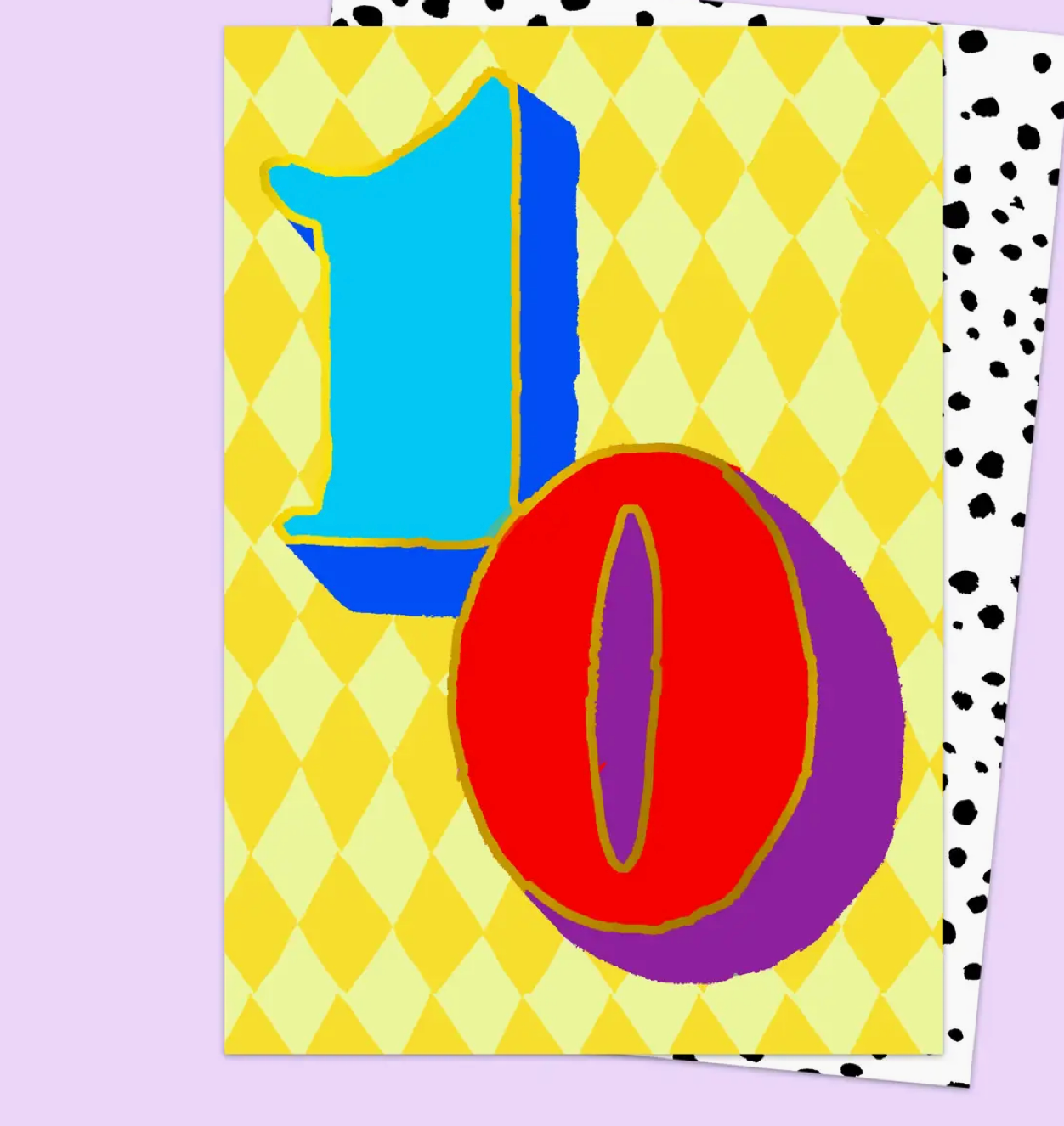 10th Birthday Card