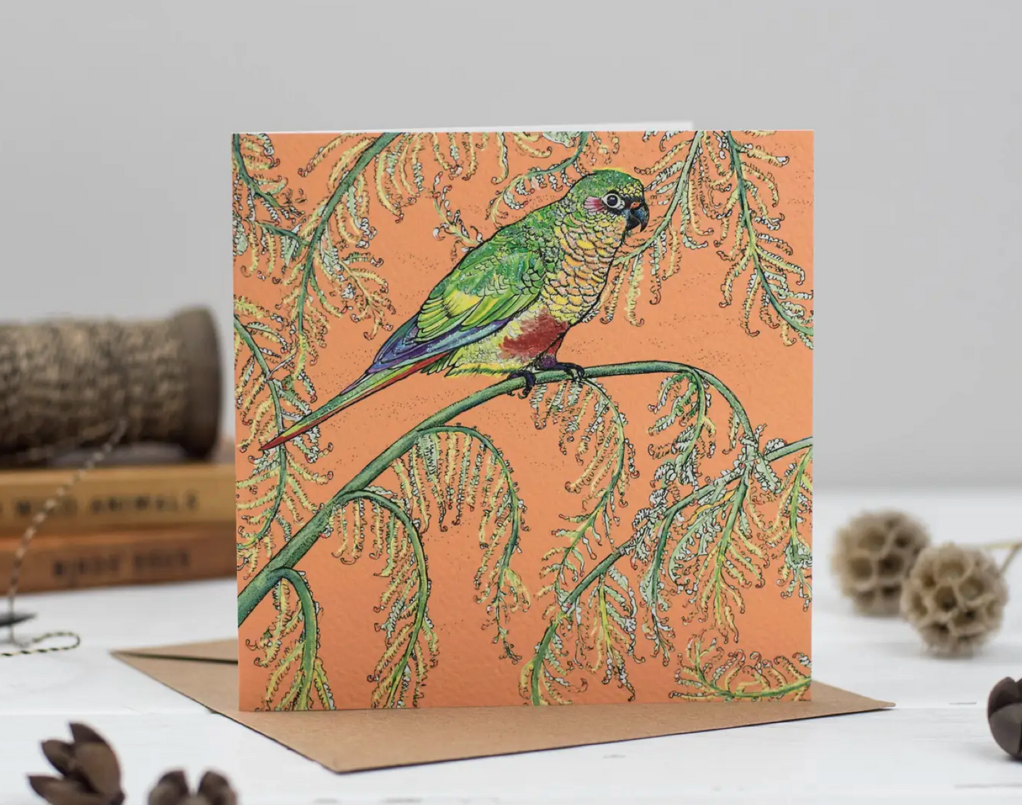 Parakeet Greeting Card