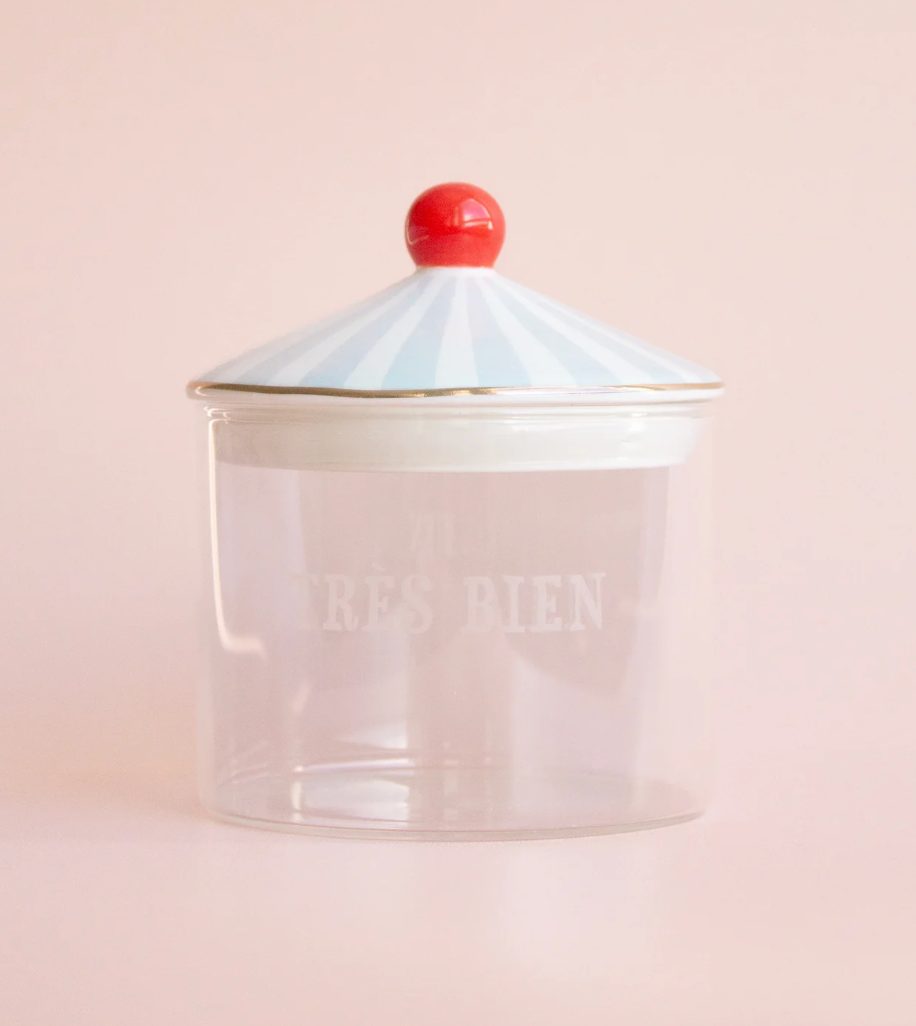 Tres Bien Glass Small Storage Jar