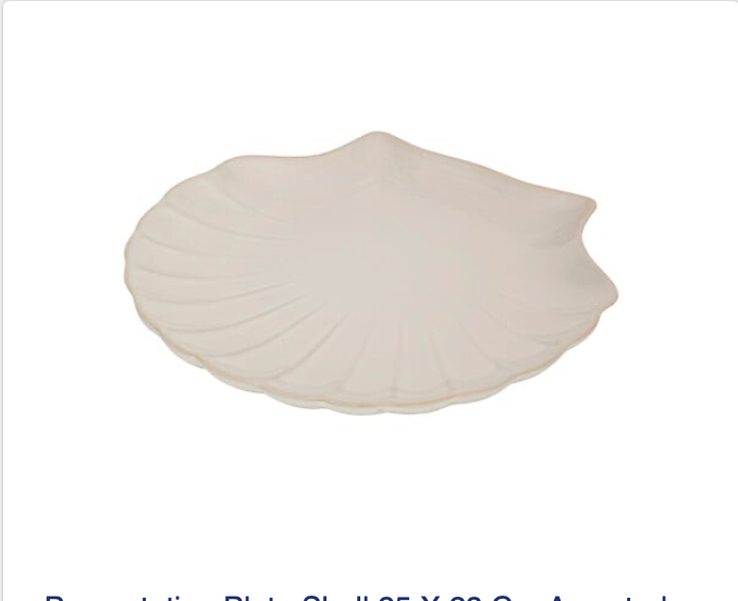 White Shell Plate