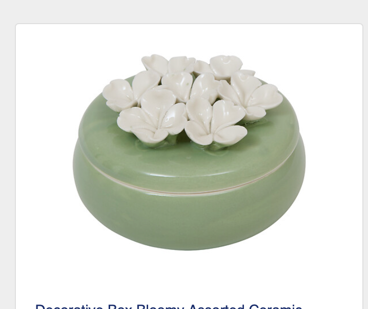 Ceramic Decorative Box