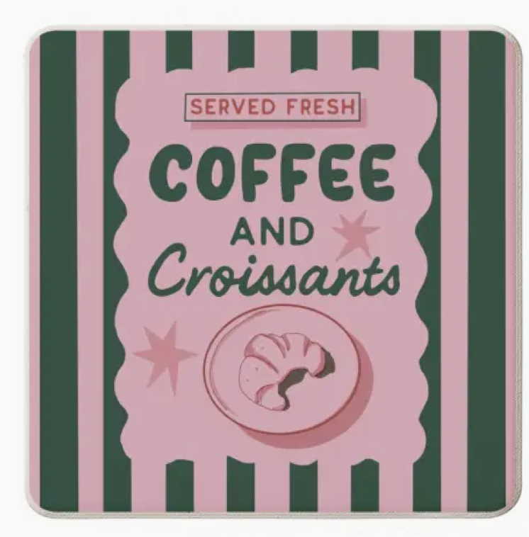 Coasters 'coffee and Croissants'