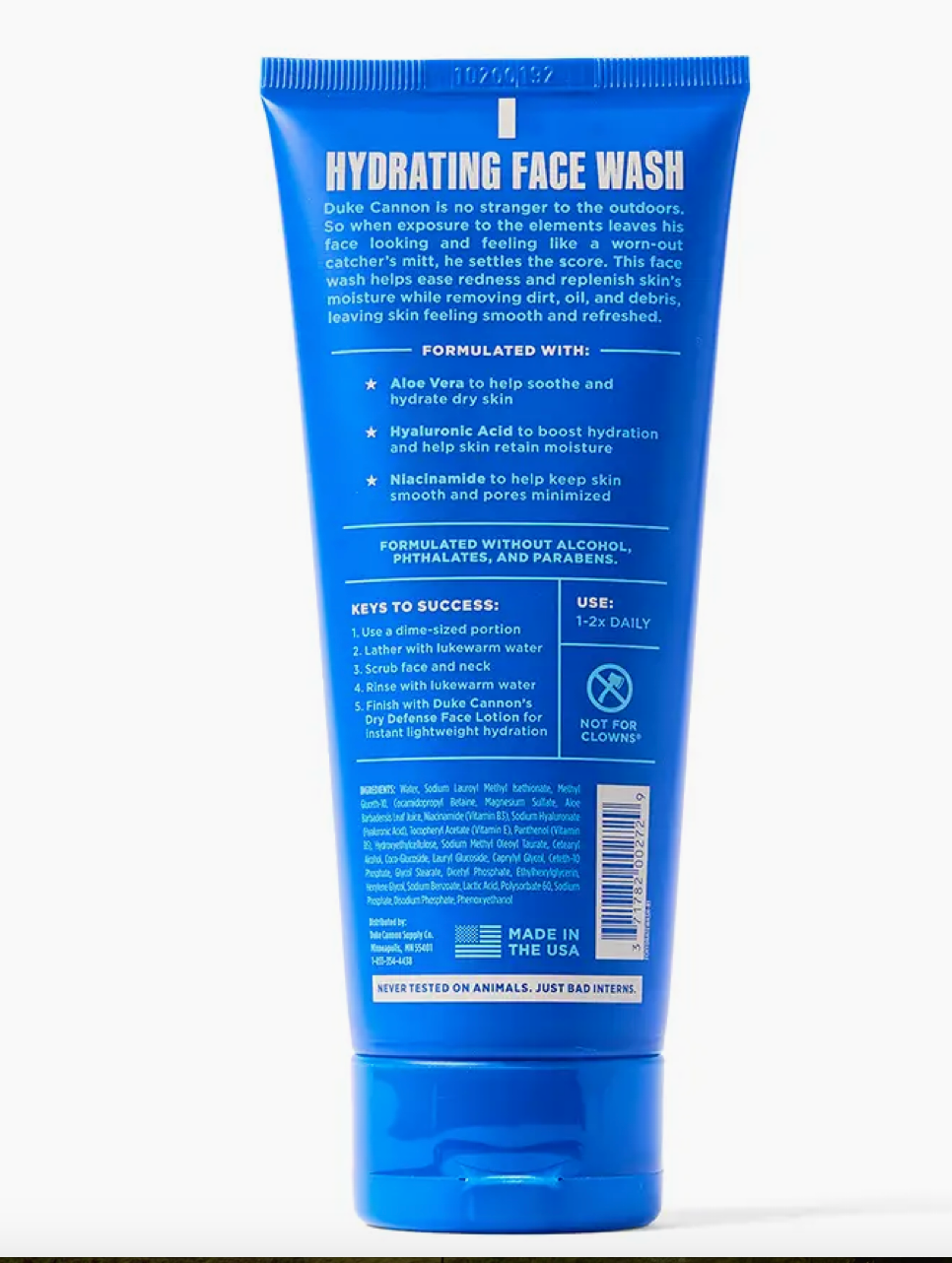 Duke Cannon Hydrating Face Wash