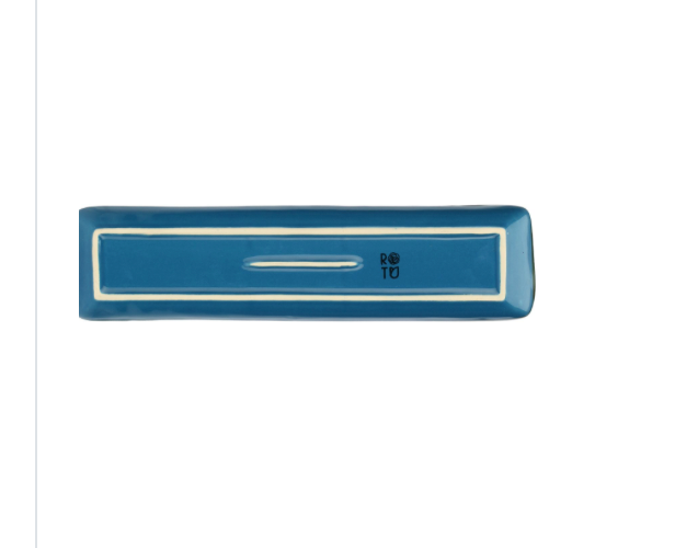 Concerto Blu Avio Rect Tray 32x8
