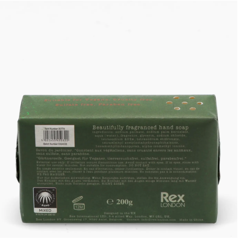 Gardener's Soap Bar 200g - Rustic Fields