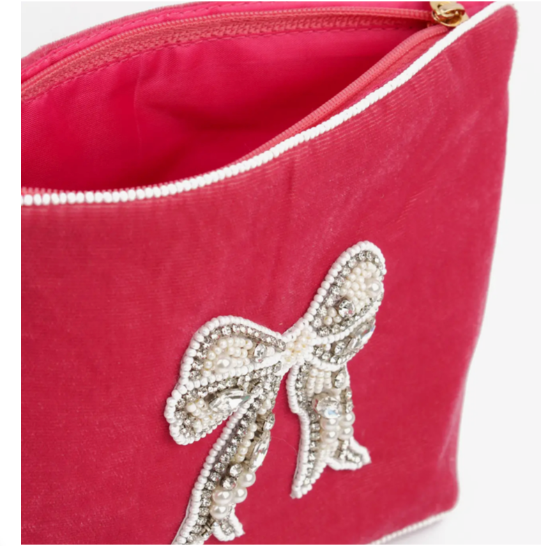 Pearl Bow Medium Pouch
