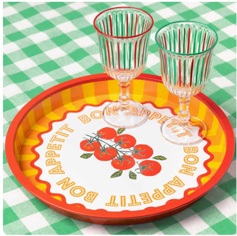 Green & White Fabric Gingham Tablecloth |