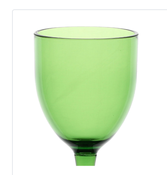Fiaba Wine Glass Green