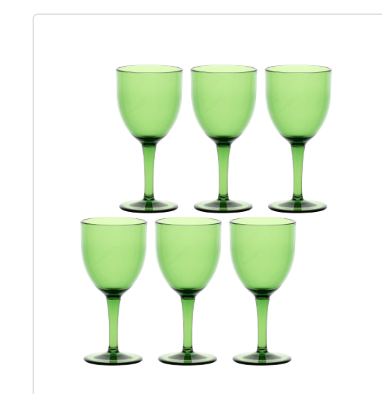 Fiaba Wine Glass Green
